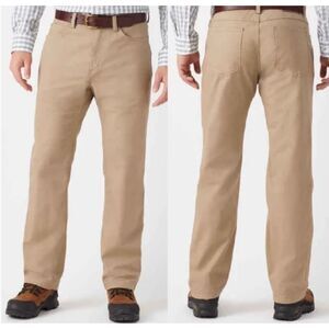 Men's DuluthFlex Fire Hose Relaxed Fit 5-Pocket Pants in Desert Khaki NWOT 38X32